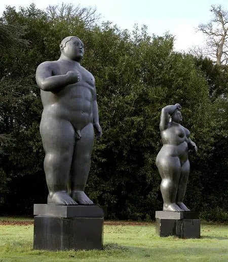Fernando Botero: Adan y Eva | Galería Duque Arango