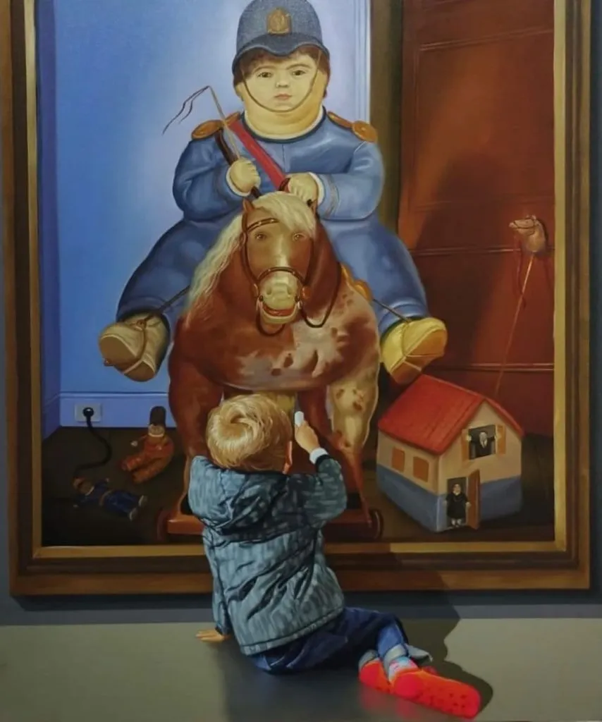 Javier Caraballo: Homenaje a Fernando Botero, 2022 | Galería Duque Arango
