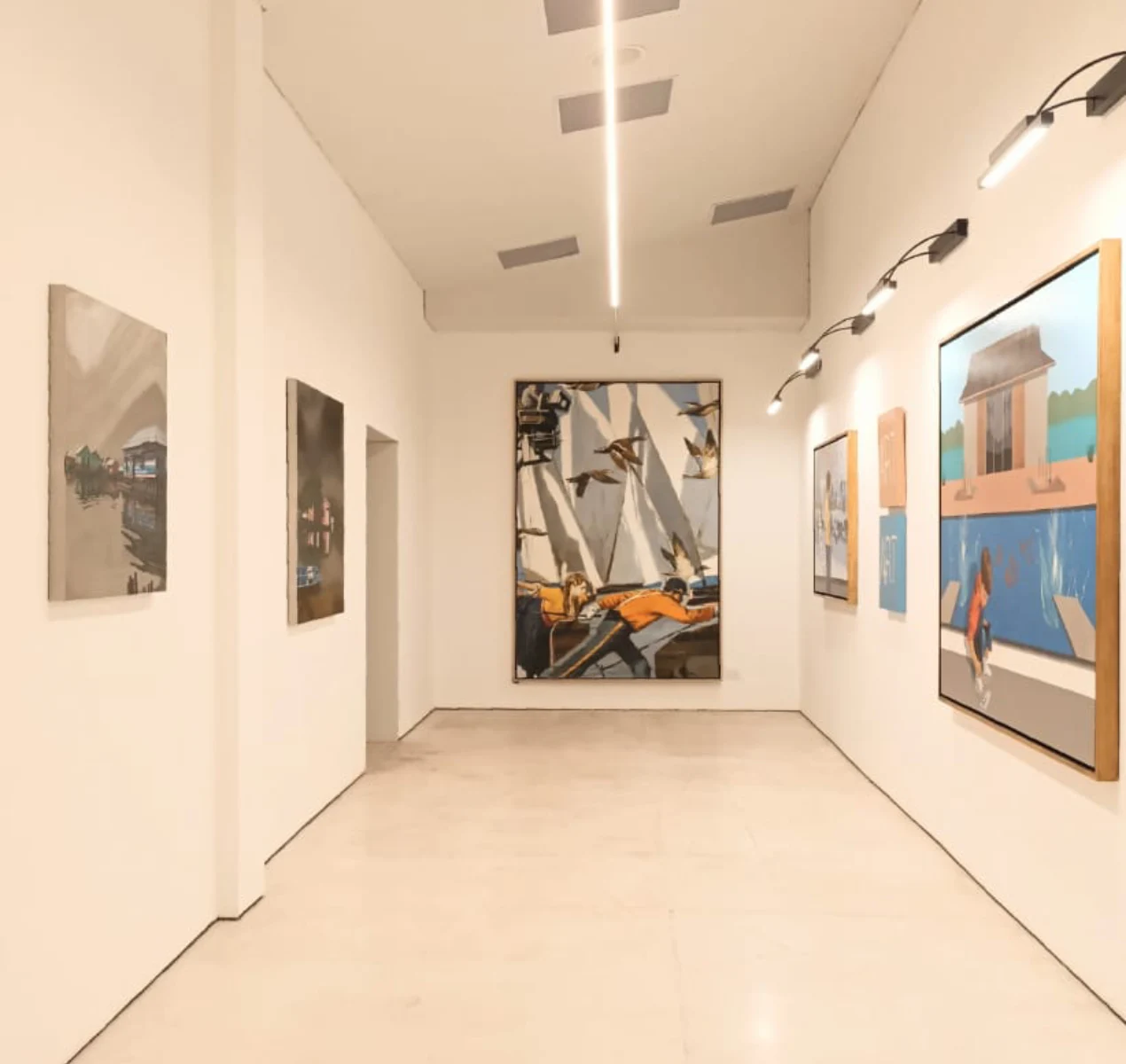 2 Fotos de la exhibición_ Cartografías de la materia en Galería Duque Arango 2025