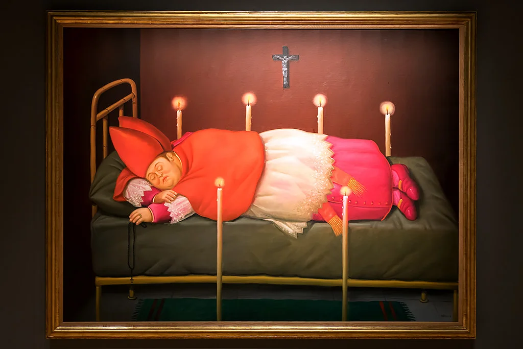 Fernando Botero, El cardinal | Galería Duque Arango