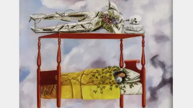 El sueño (La cama) (Frida Kahlo, 1940) - $54.6 million - Galería Duque Arango