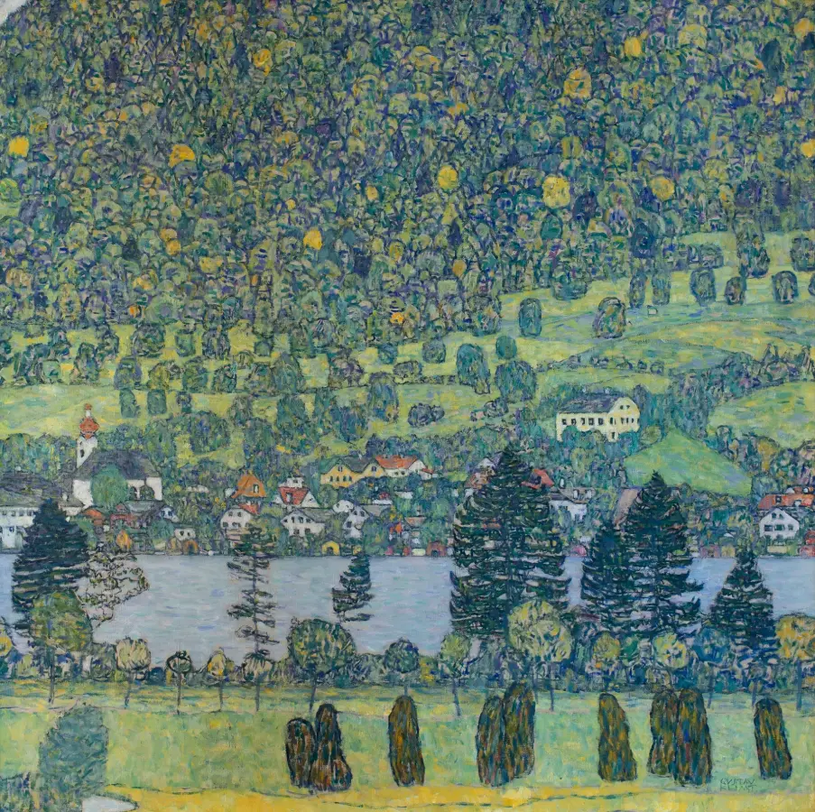 Waldabhang bei Unterach am Attersee (Gustav Klimt, 1916) - $68.3 millon - Galería Duque Arango