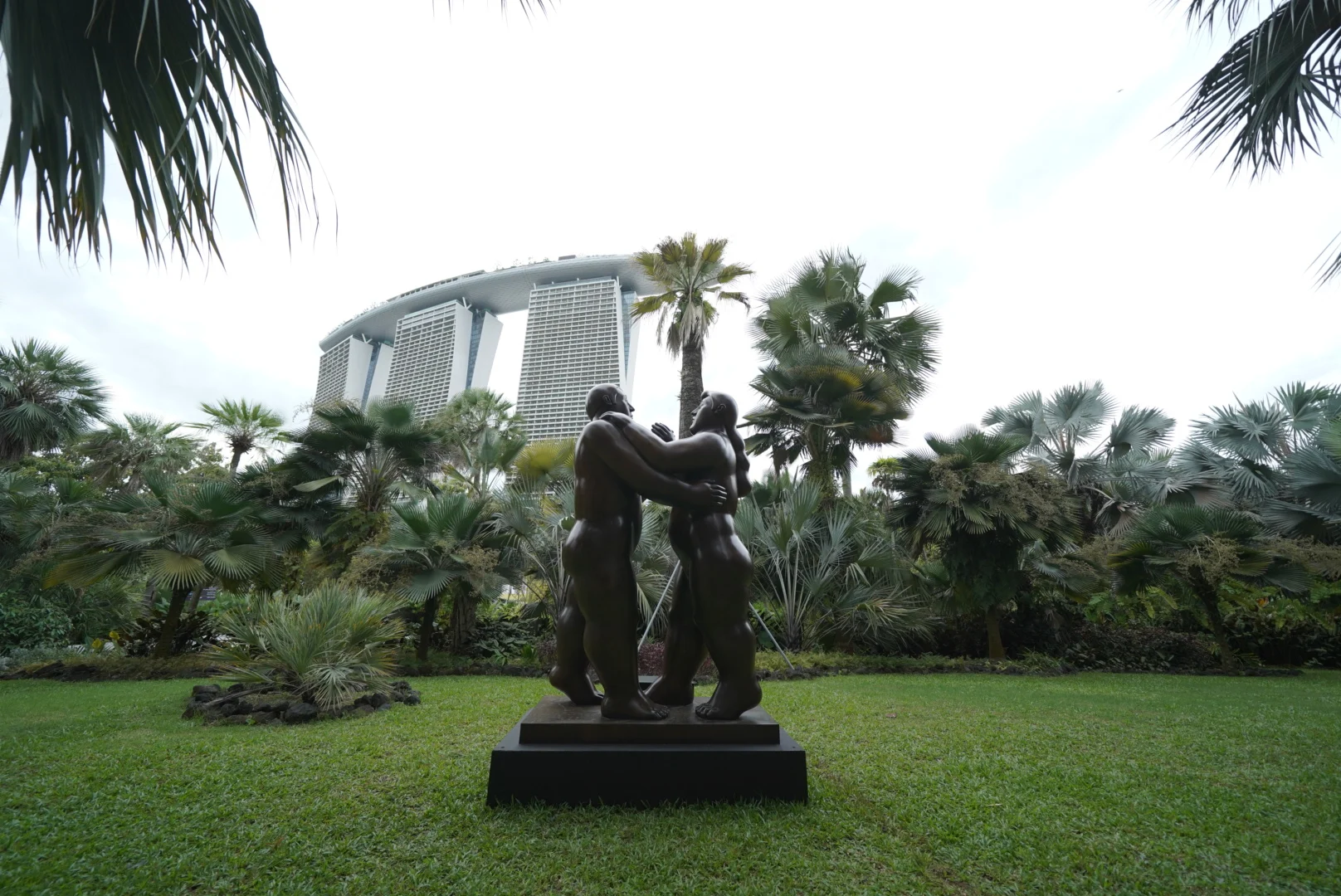 Sculpture of Fernando Botero in Singapore