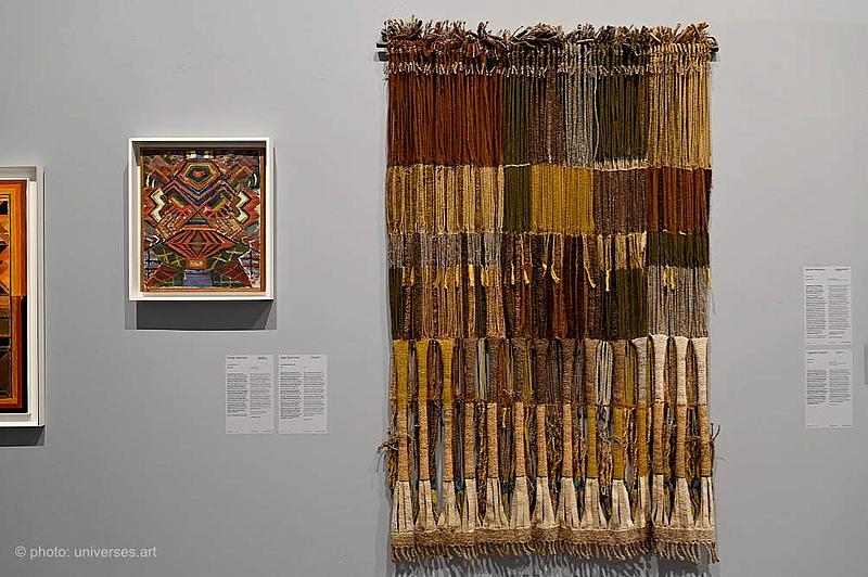 Obra de Olga de Amaral en la Bienal de Venecia 2024