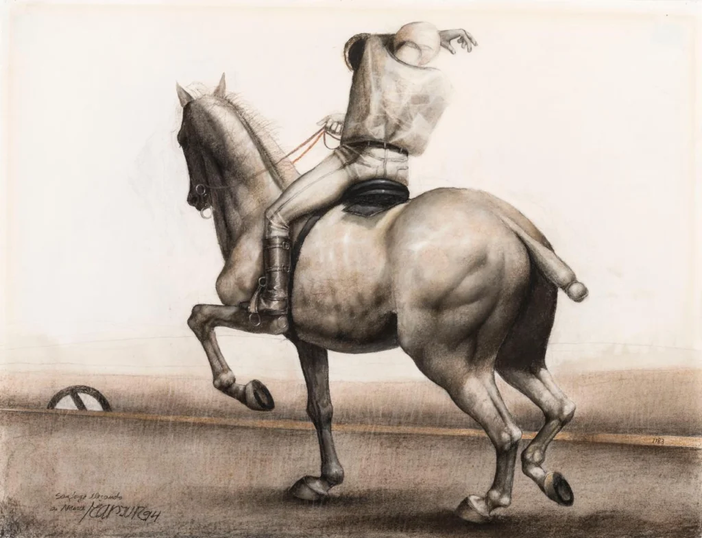 David Manzur San Jorge llegando a Neira, 1994
