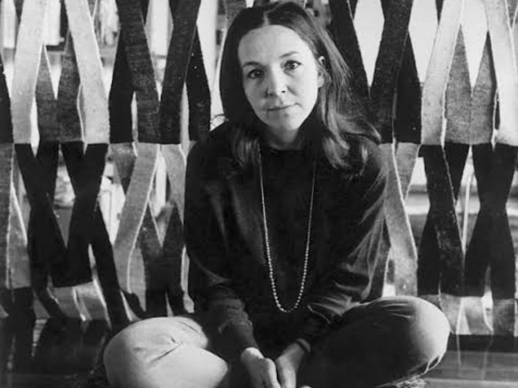 L'artiste Olga de Amaral dans sa jeunesse