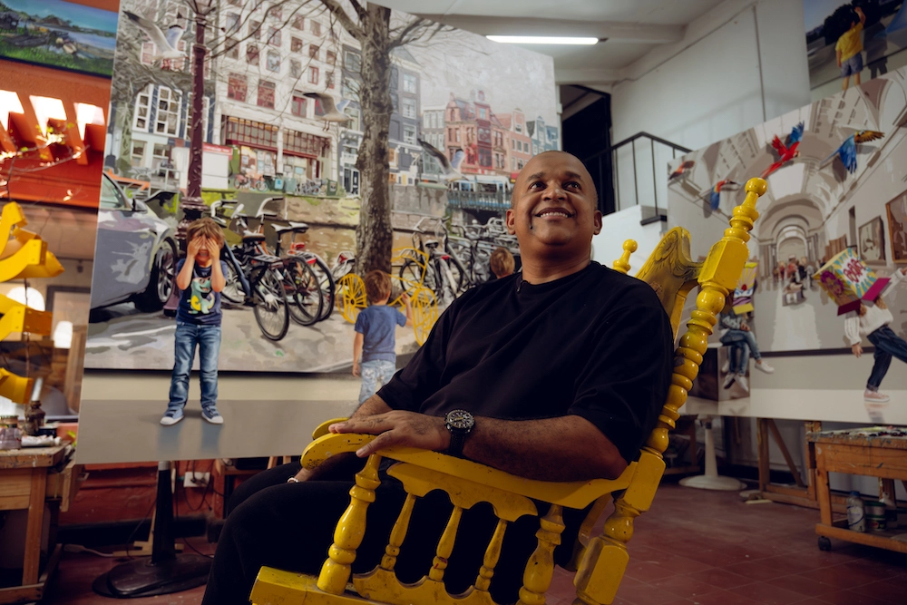 Fotografía del artista Javier Caraballo