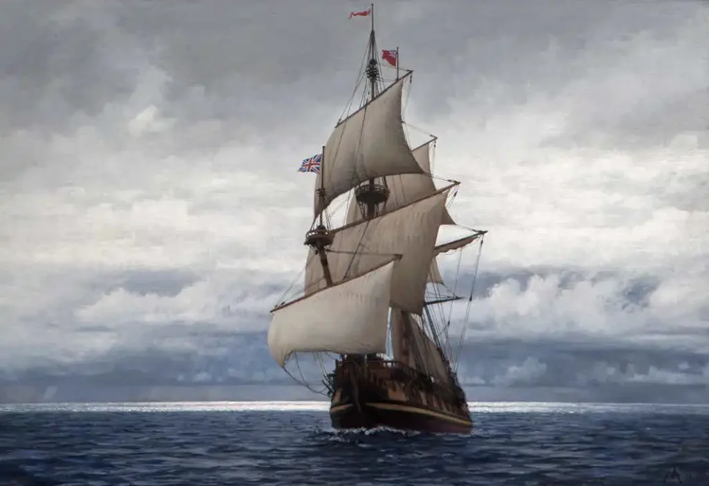 Barco inglés en los mares del sur, 2011